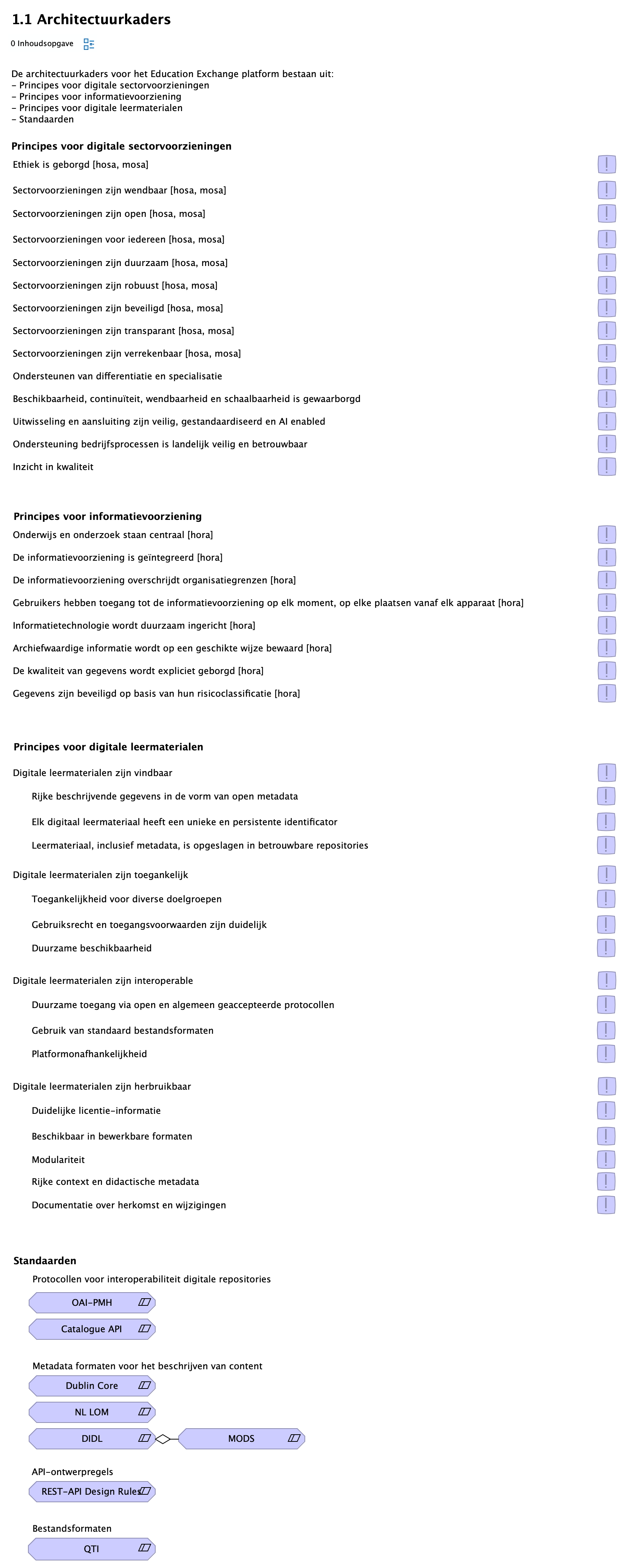 1.1 Architectuurkaders