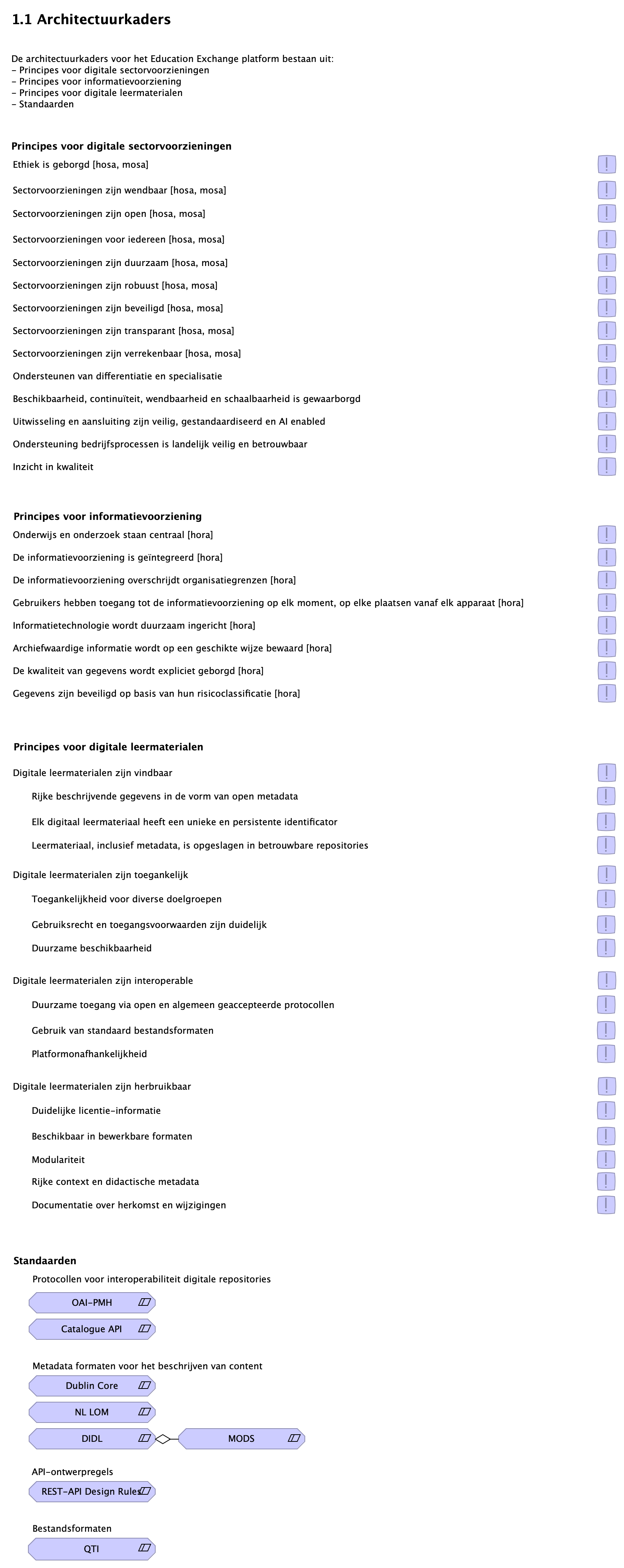 1.1 Architectuurkaders